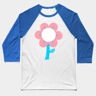 Pastel Flower Baseball T-Shirt